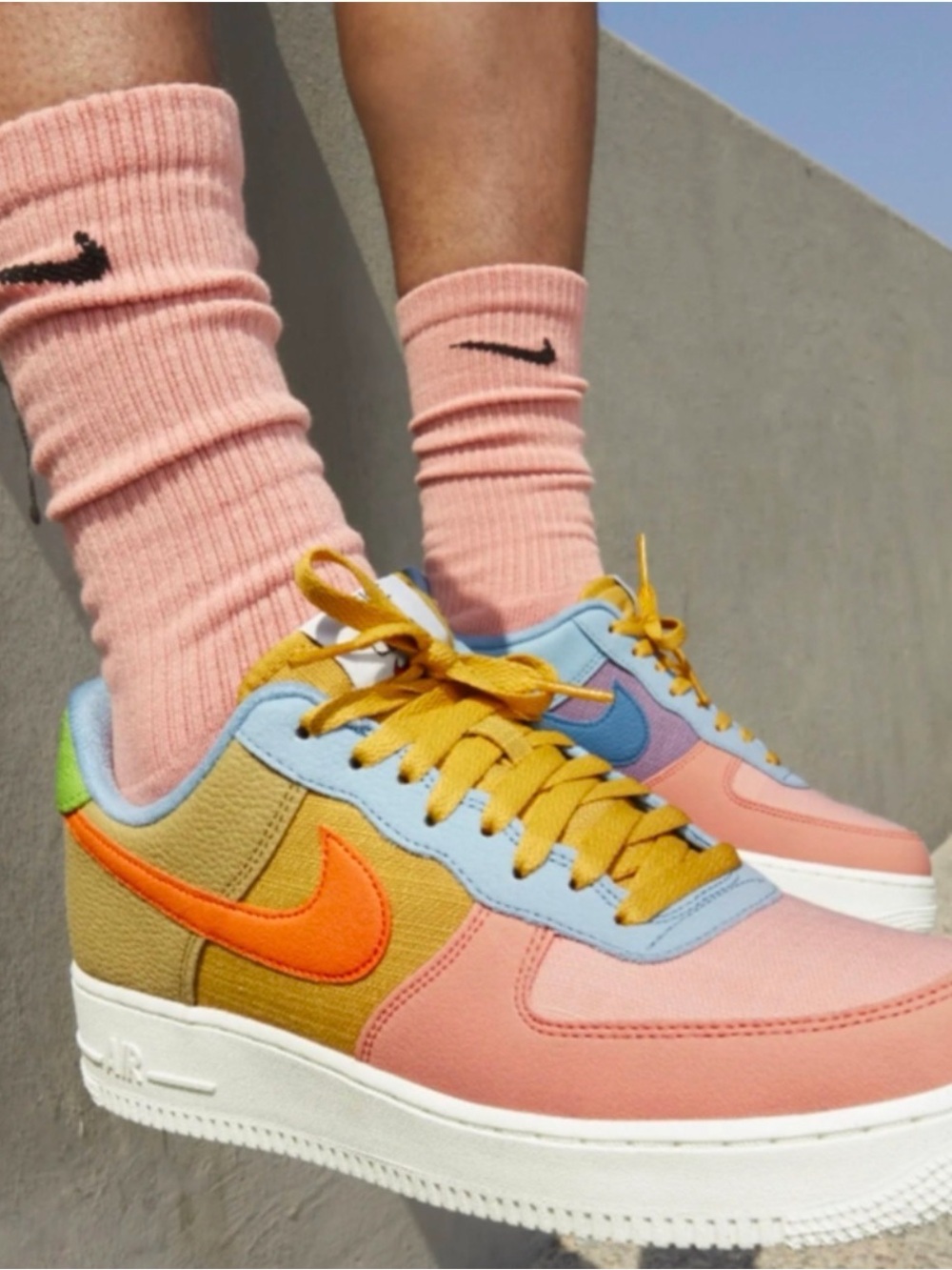 🌸Nike Grade School Air Force 1 LV8 NN GS PASTEL SNEAKERS-Youth Unisex
